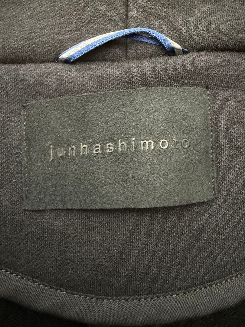 junhashimoto スタンドカラーコート 黒 4