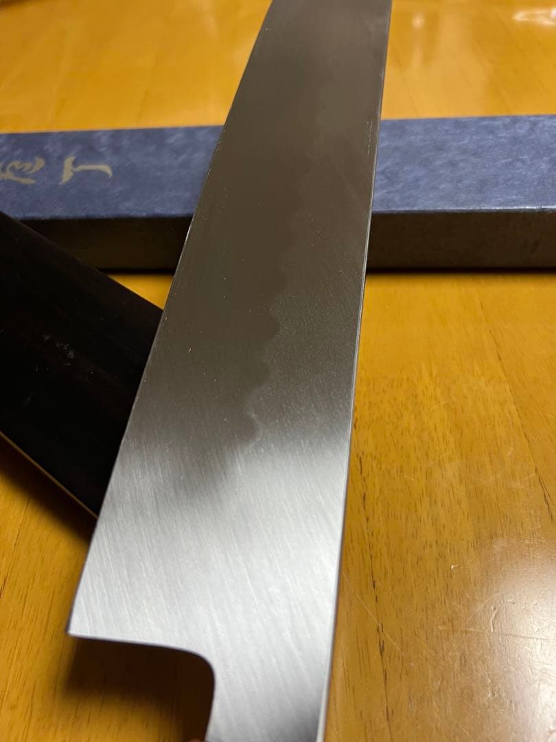 池田美和作　水本焼き鱧切包丁