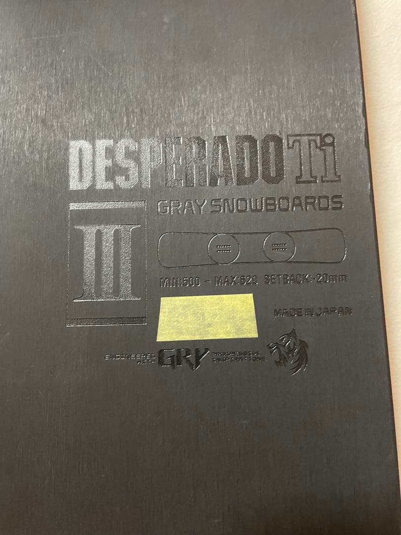 gray desperado Ti Ⅲ 157