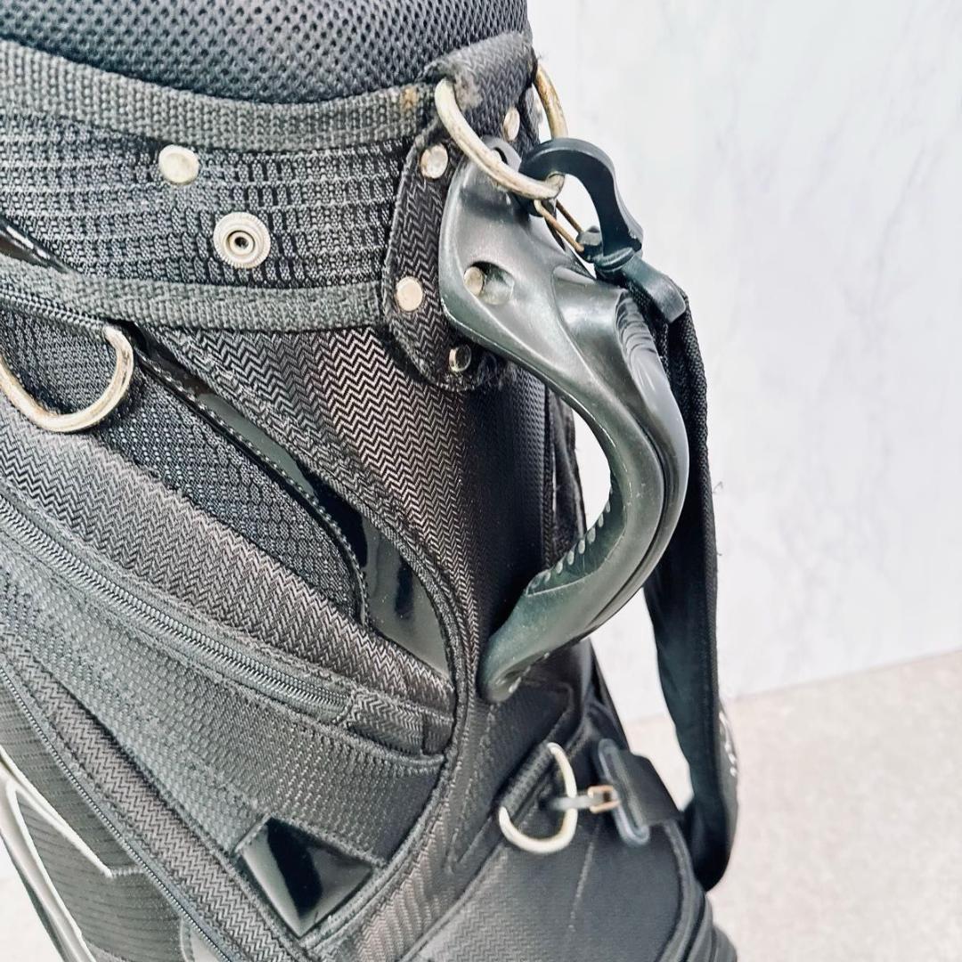 希少 NIKE ナイキ ゴルフ 9型 キャディバッグ 6分割 ブラック