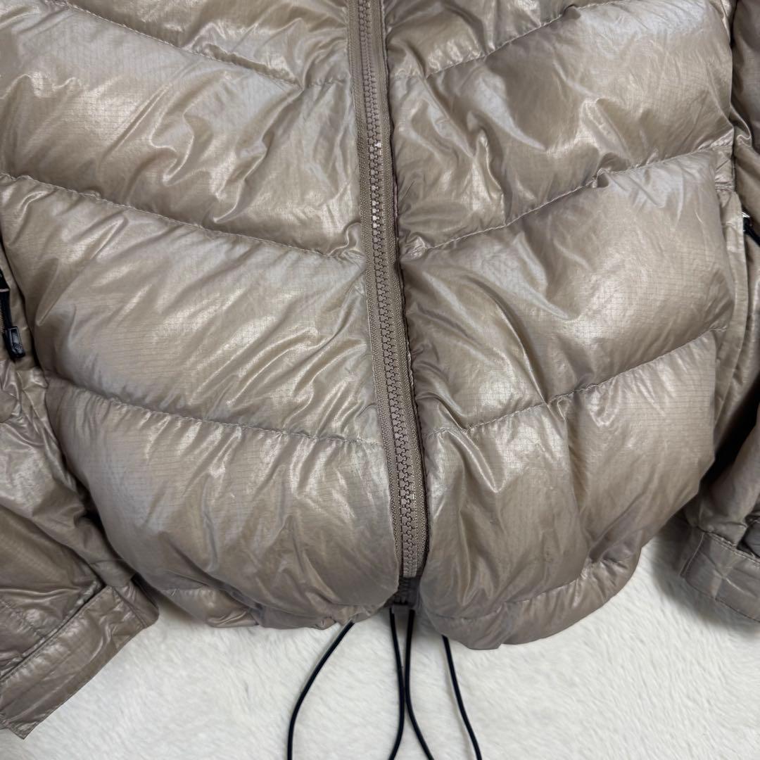 Columbia 00s puffy jacket ベージュLドローコード短丈