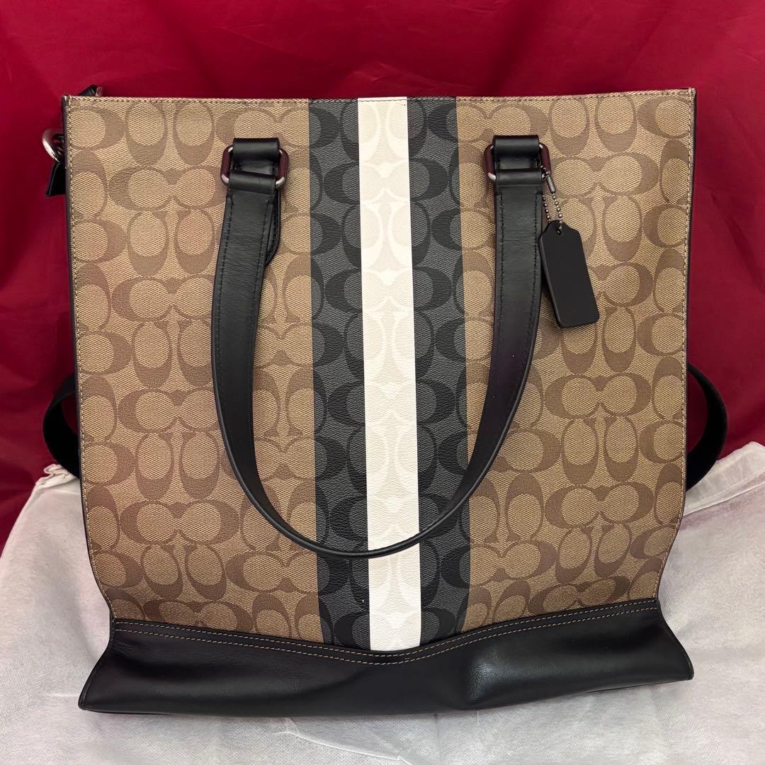 coach☆シグネチャー2wayトートバッグ