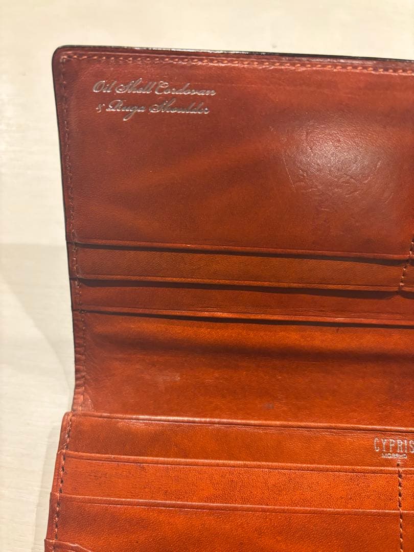 し*い様 美品　CYPRIS キプリス　コードバン　長財布　小銭入れ　カード入れ