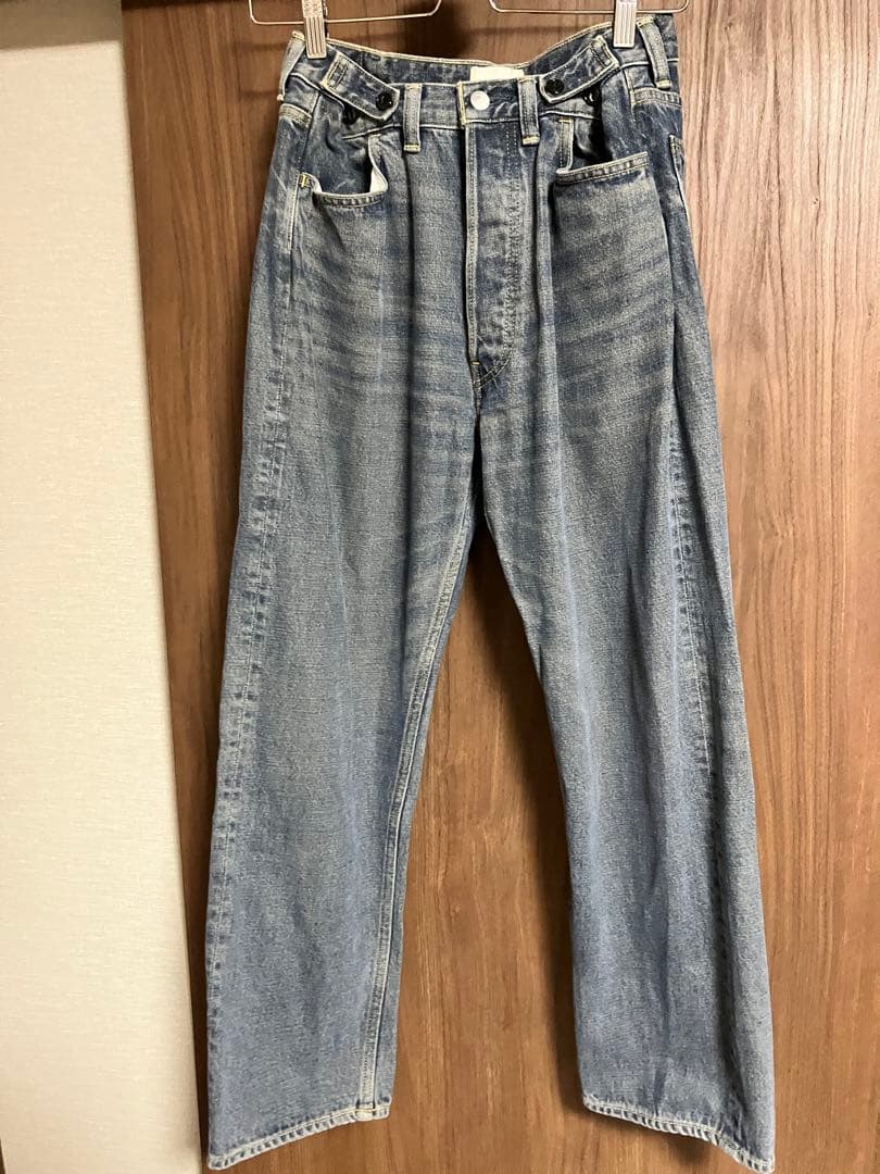★美品★オブラダ oblada TENDER PANTS ブルー サイズS