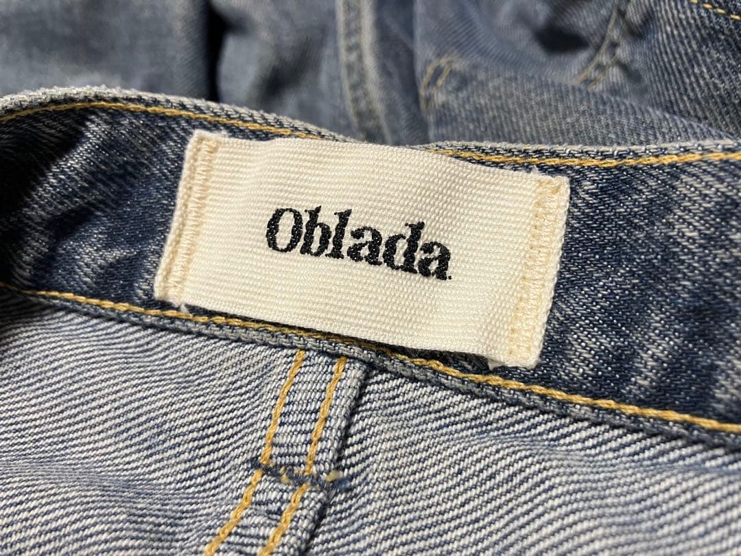 ★美品★オブラダ oblada TENDER PANTS ブルー サイズS