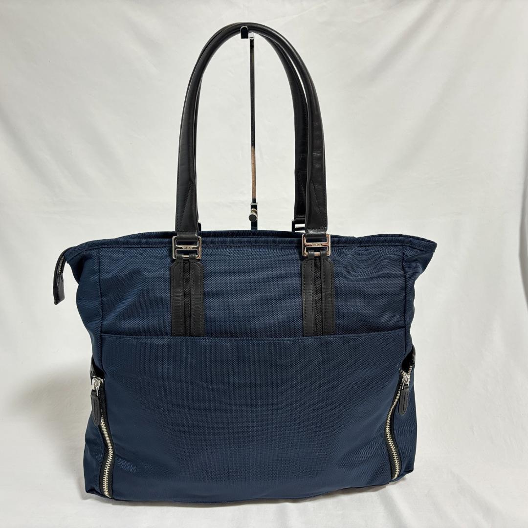 良品・限定 トゥミ JARVIS トートバッグ ビジネス ネイビー×ブラック