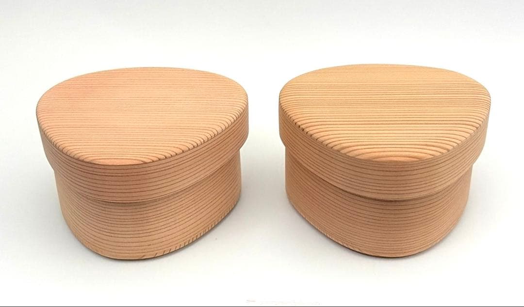 柴田慶信商店　おむすび弁当箱　2個セット　曲げわっぱ　未使用