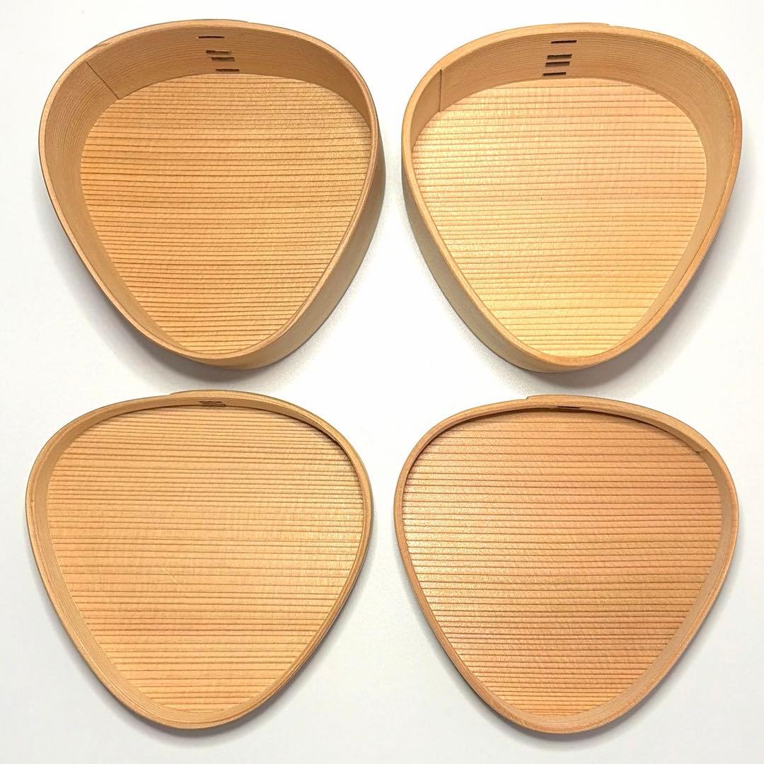 柴田慶信商店　おむすび弁当箱　2個セット　曲げわっぱ　未使用