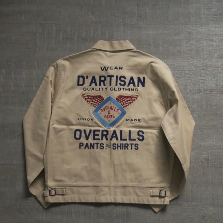 studio d'artisan 刺繍 ワークジャケット