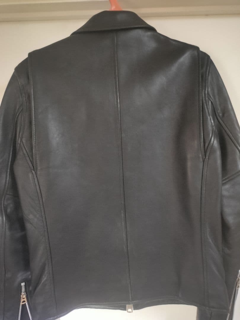 Schott×Nano Universe ブラック レザージャケット 羊革