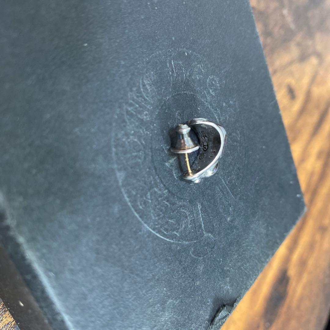 クロムハーツ　カーブティアドロップイヤリング