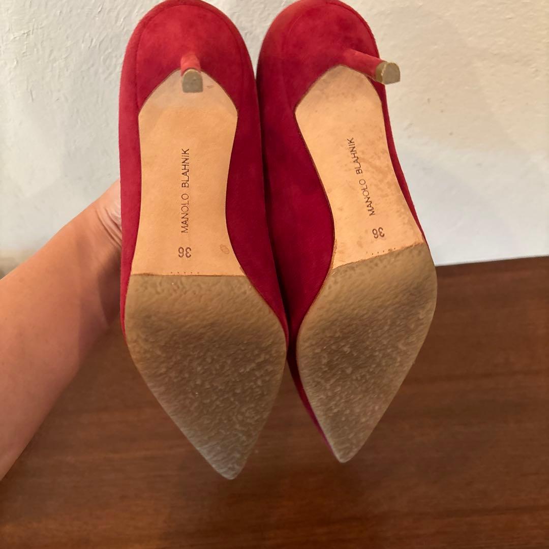 専用マノロブラニク　スエードパンプス　ハイヒール　36