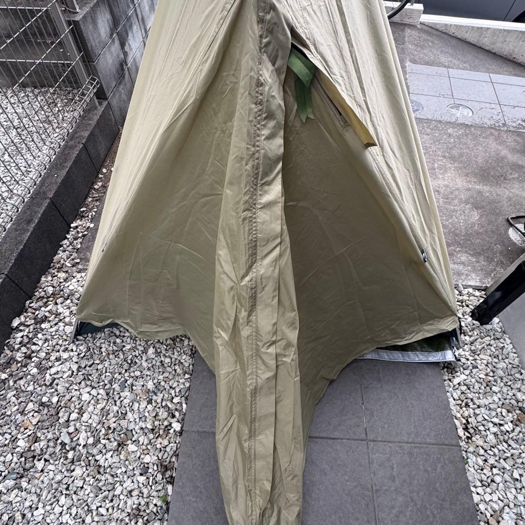 美品モンベル　ムーンライトテント 3型アイボリー純正グランドシート付ゆるキャン△