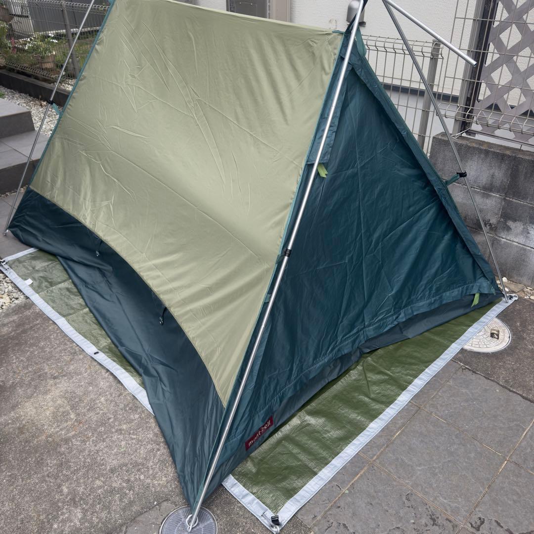 美品モンベル　ムーンライトテント 3型アイボリー純正グランドシート付ゆるキャン△