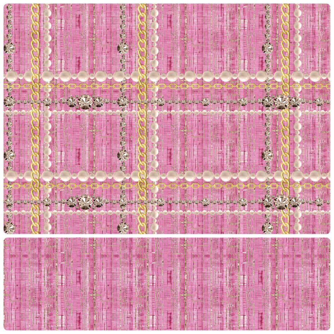 新作♡gemlike fabric8種80枚 A4デザインペーパー♡コラージュ