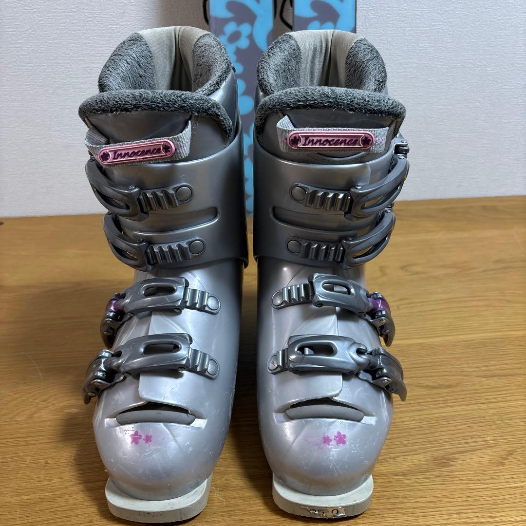 レディースショートスキーセット　ファンスキー　テディベア　24-25cm