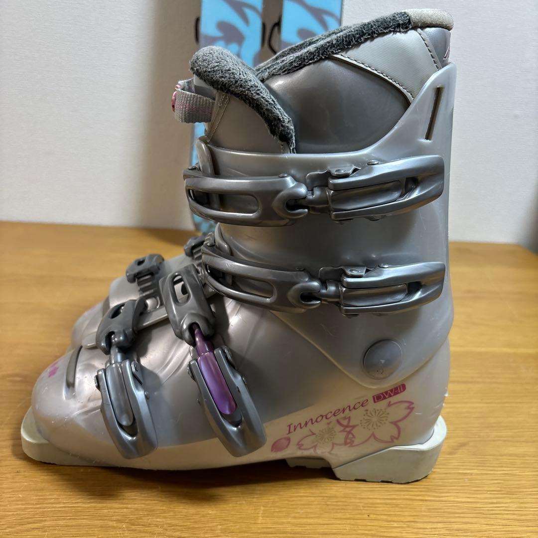 レディースショートスキーセット　ファンスキー　テディベア　24-25cm