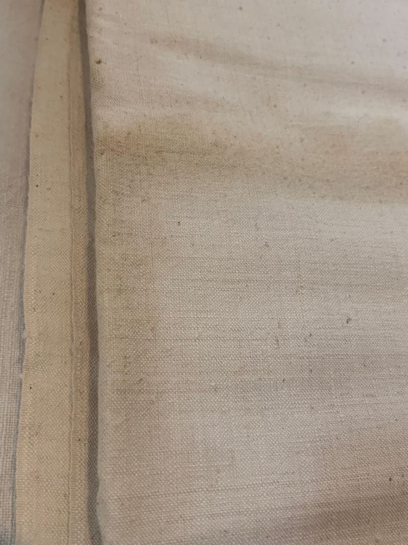 希少 フランスアンティーク 未漂白リネン 大判 一枚布3.2x2.2m