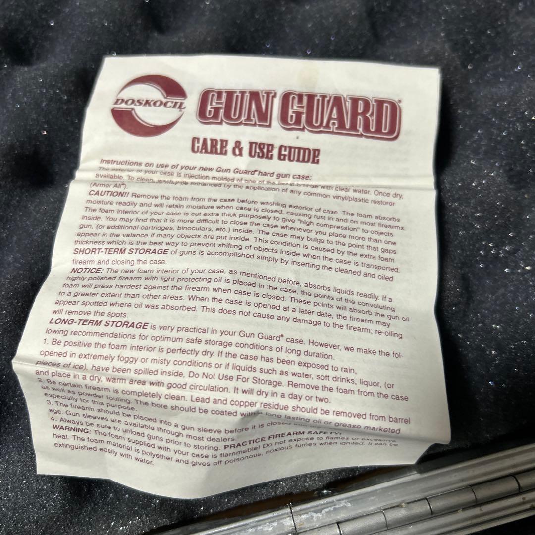 GUN GUARD ガンガード ガンケース ライフルケース フォームパッド 鍵付