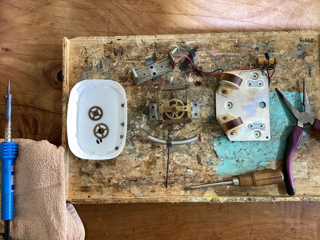 TOSHIBA(東芝)トランジスタ時計　昭和30年代