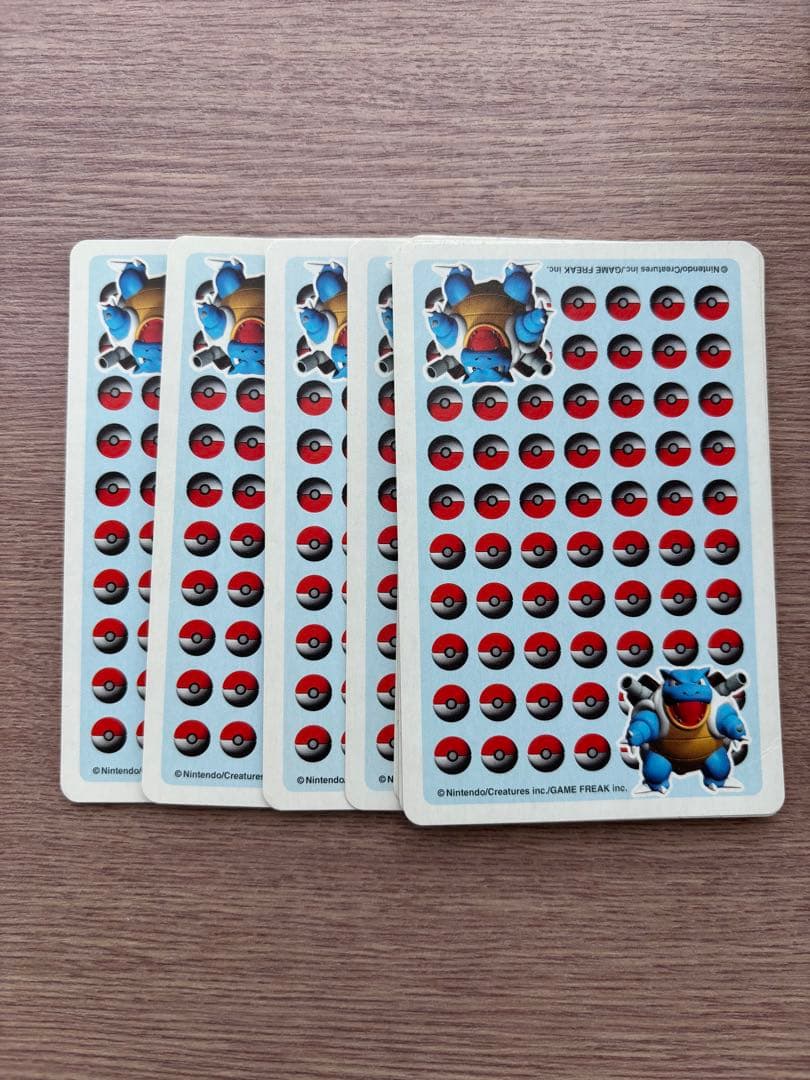 ポケモントランプ Blue カメックス　青　初期　任天堂