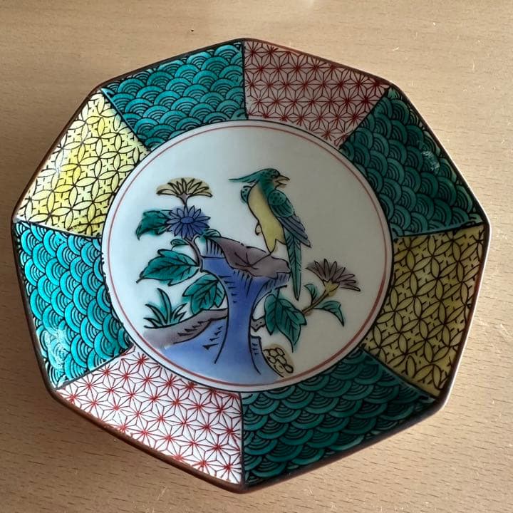 【新品未使用】九谷焼　九谷焼清山　食器　陶器　キッチン　小物　箱付き　お皿　値下