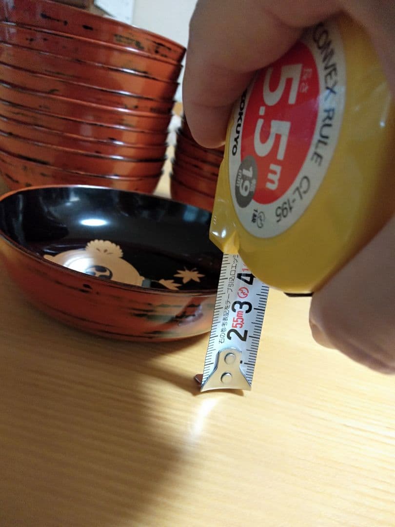 輪島塗　直径約12センチ高さ3.5センチ小皿　16枚　蒔絵　伝統工芸品