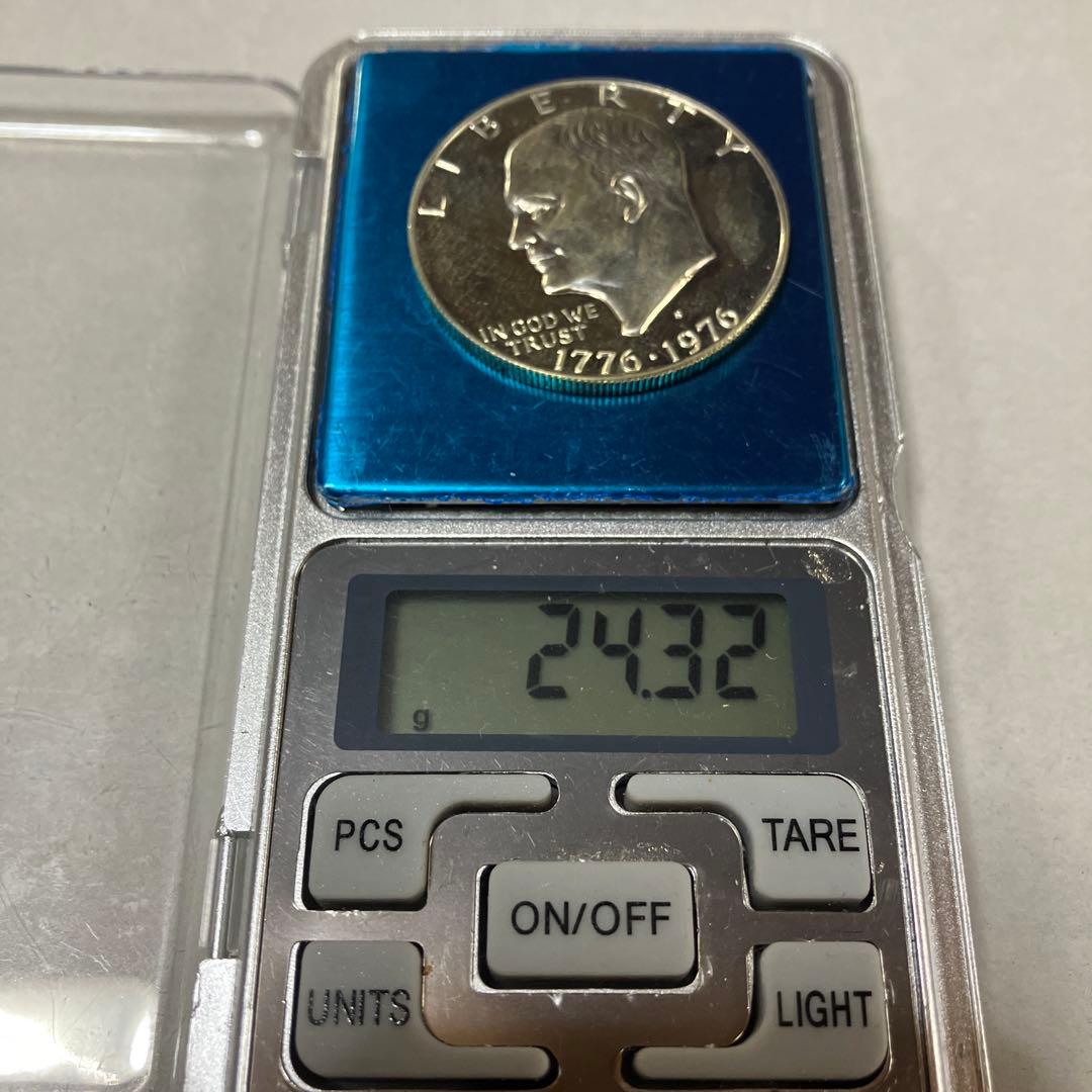 アメリカ　アイゼンハワー 1ドル　古銭　200周年　銀貨　slv400