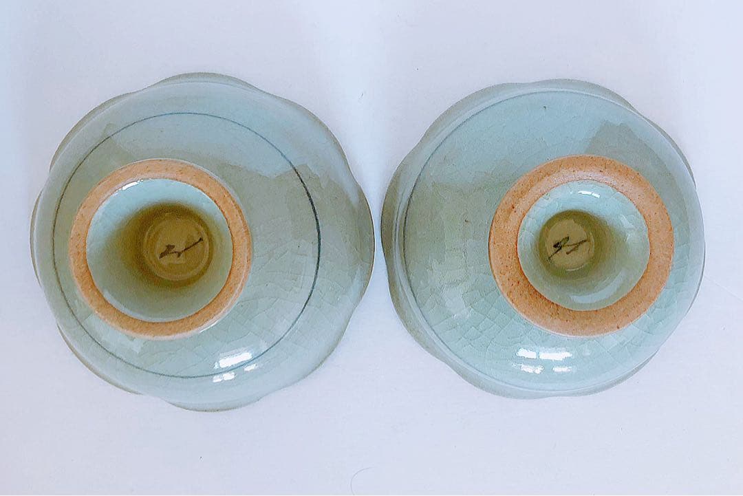 SALE【レア】新品 辻 修窯 小鉢 コスモス がいっぱい 花 4個セット 高級