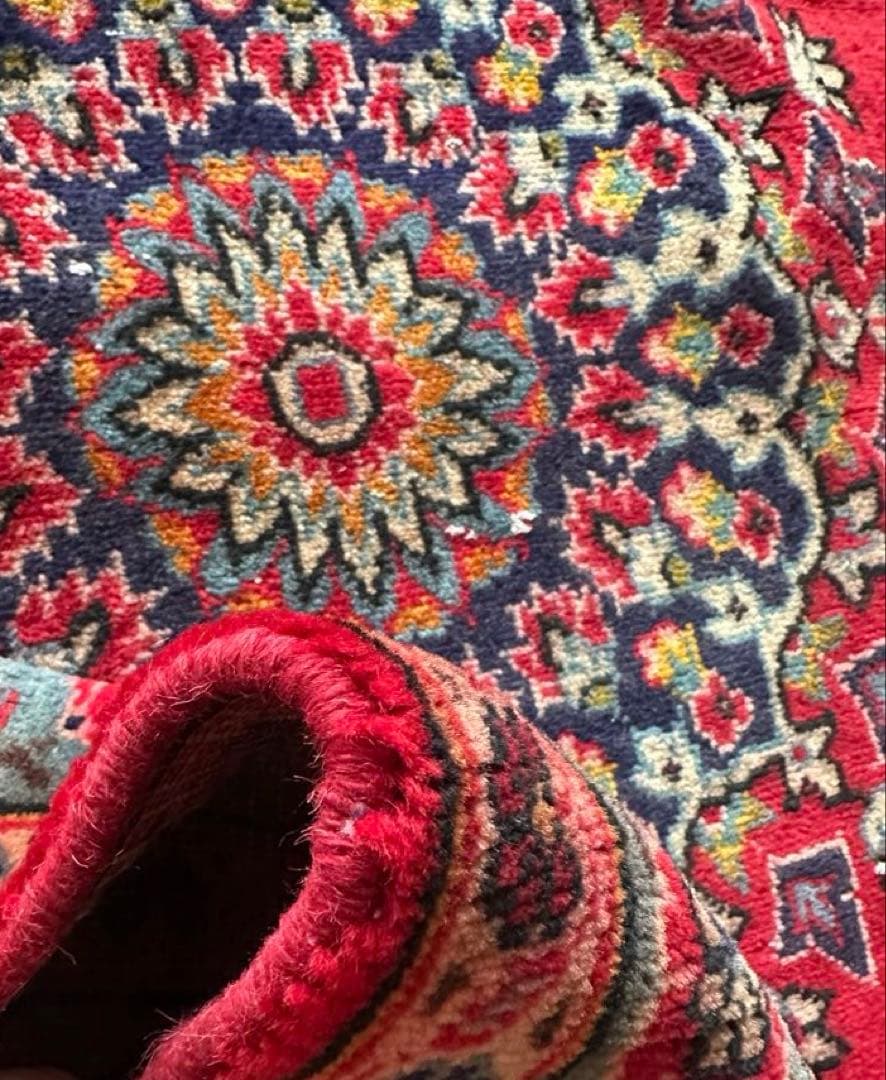 152×99 ヴィンテージラグ　手織ラグ