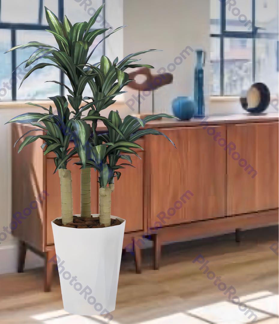 光触媒　人工観葉植物　ウォールグリーン　フェイクグリーン　幸福の木1.3m