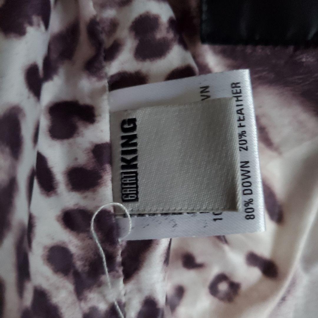 極美品 高級ダウン　リアルファー 光沢 黒　ジャケット Y2K　コート　平成