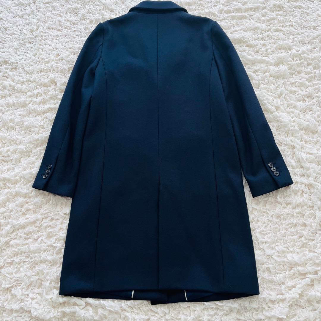 美品 ユナイテッドアローズ マンテコ チェスターコート 40 L ロング