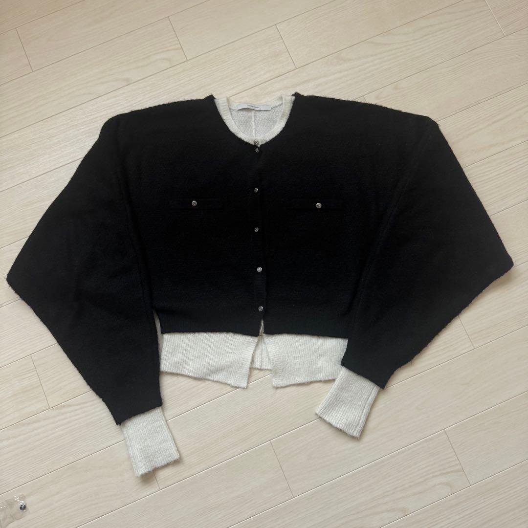 トップス theredthread S layered dolman knit