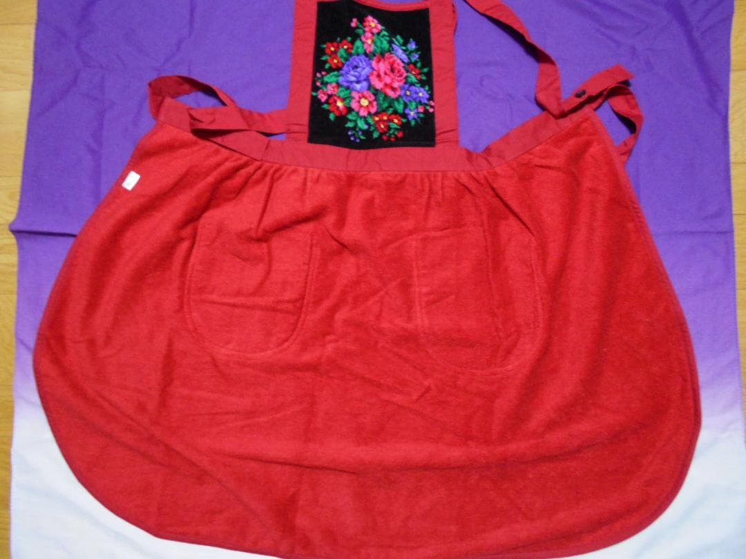 ホットマン　エプロン　シェニール