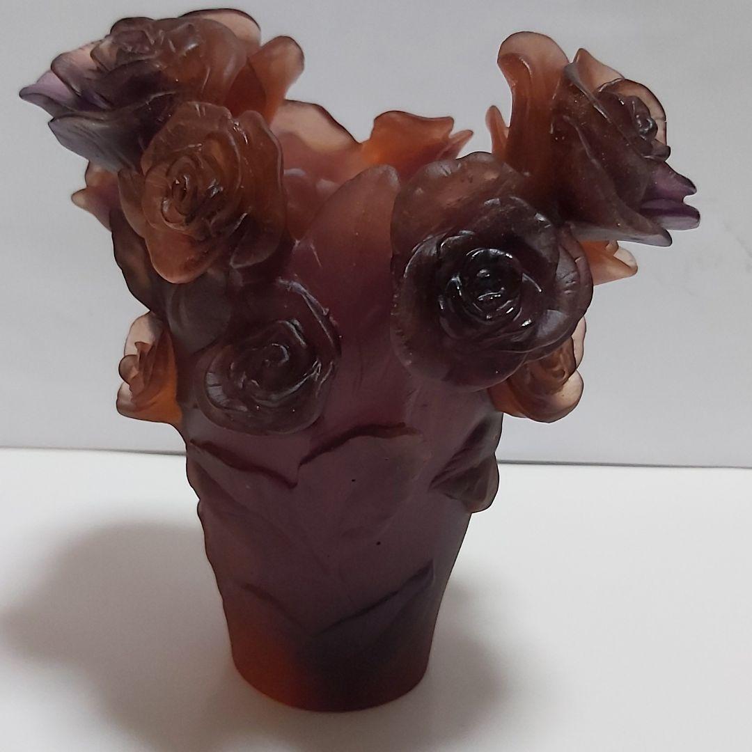 フランス ドーム ナンシー 新品 花瓶 フラワーベース ローズ ローズブーケ