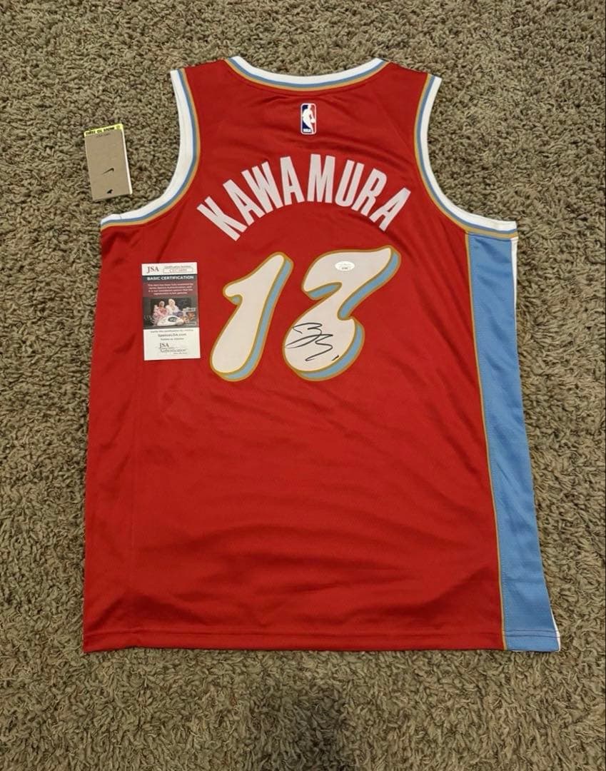 *貴重* 河村勇輝　サイン入り Grizzliesユニフォーム