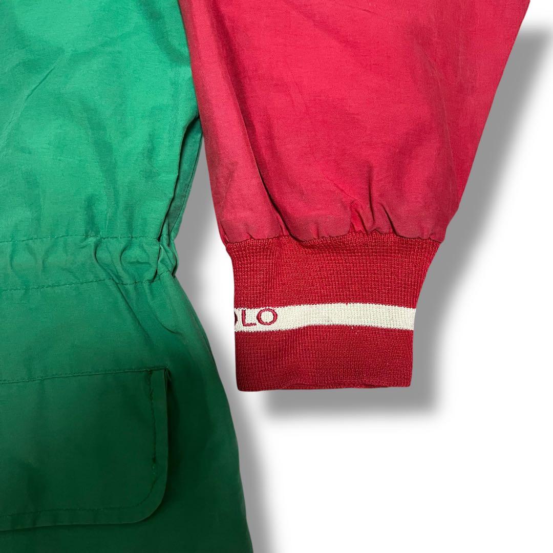 90s ポロラルフローレン マウンテンパーカー クレイジーパターン デッキフック