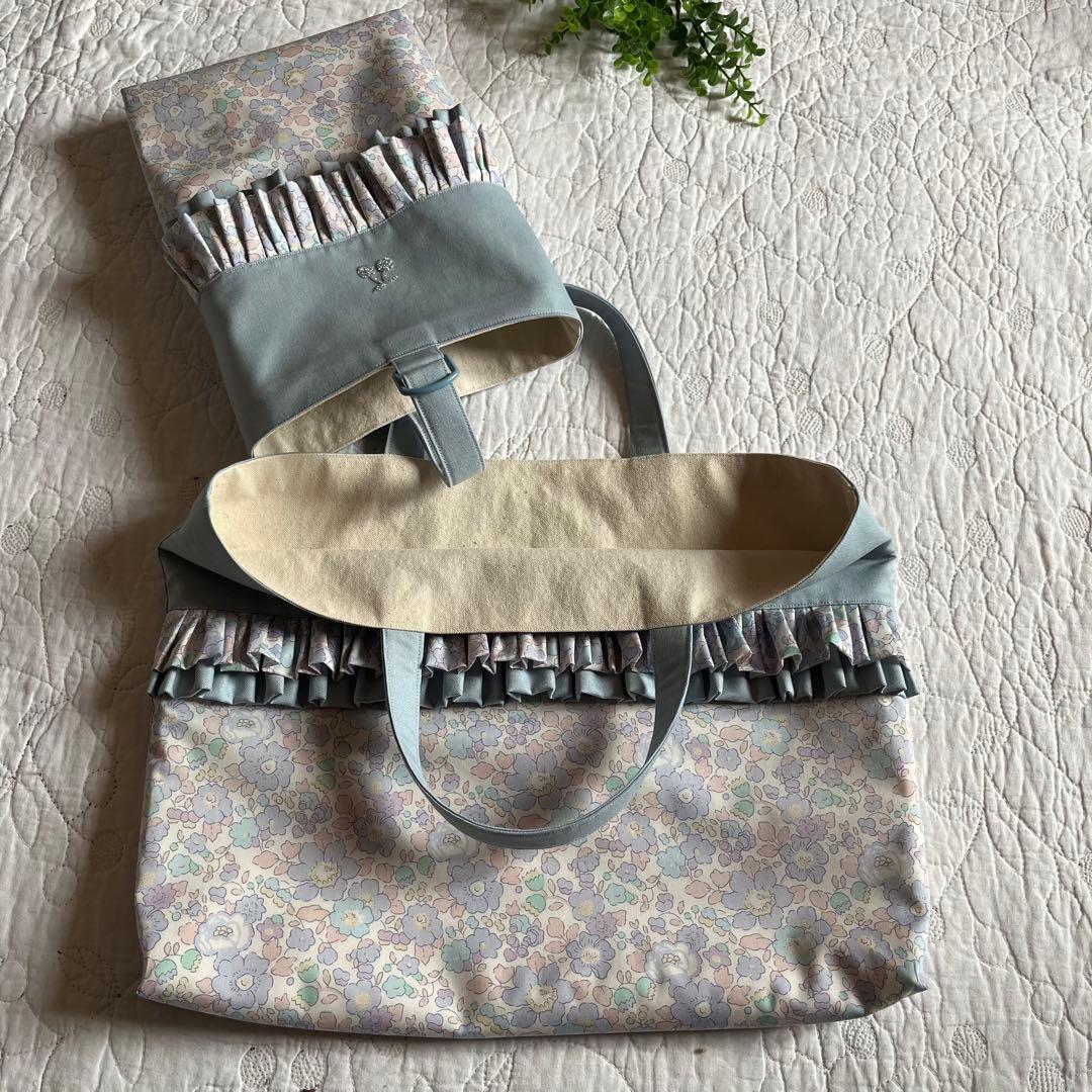 レッスンバッグ　体操服入れ　上靴袋　3点　ベッツィ ラベンダー　入園入学準備