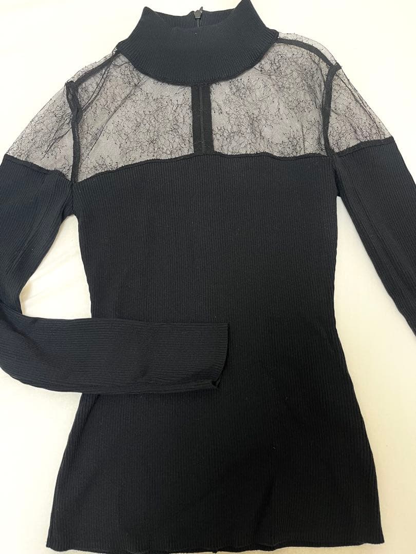 sheller シェリエ　femininityレースニット