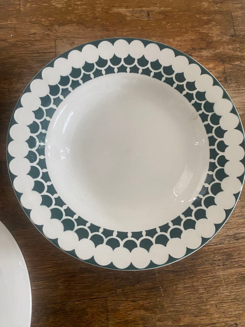 再値下げ中★希少★フレンチアンティーク　ディゴワンサルグミンヌスープ皿3枚セット