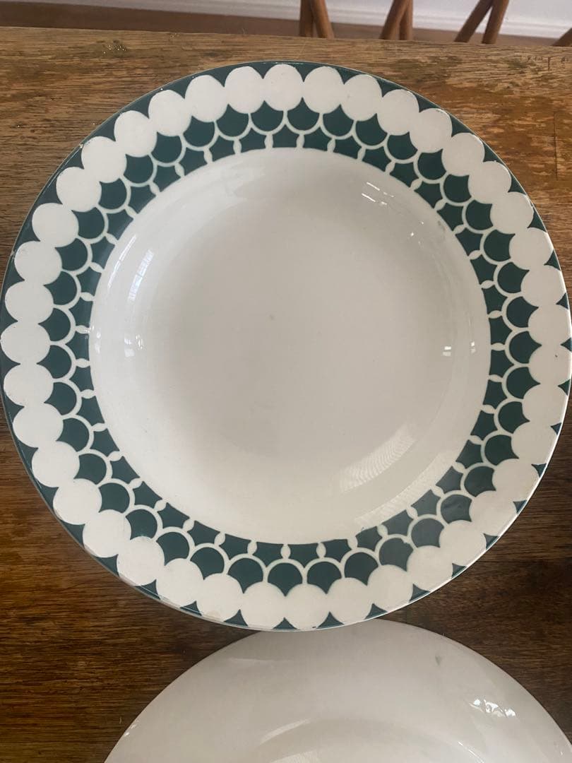 再値下げ中★希少★フレンチアンティーク　ディゴワンサルグミンヌスープ皿3枚セット