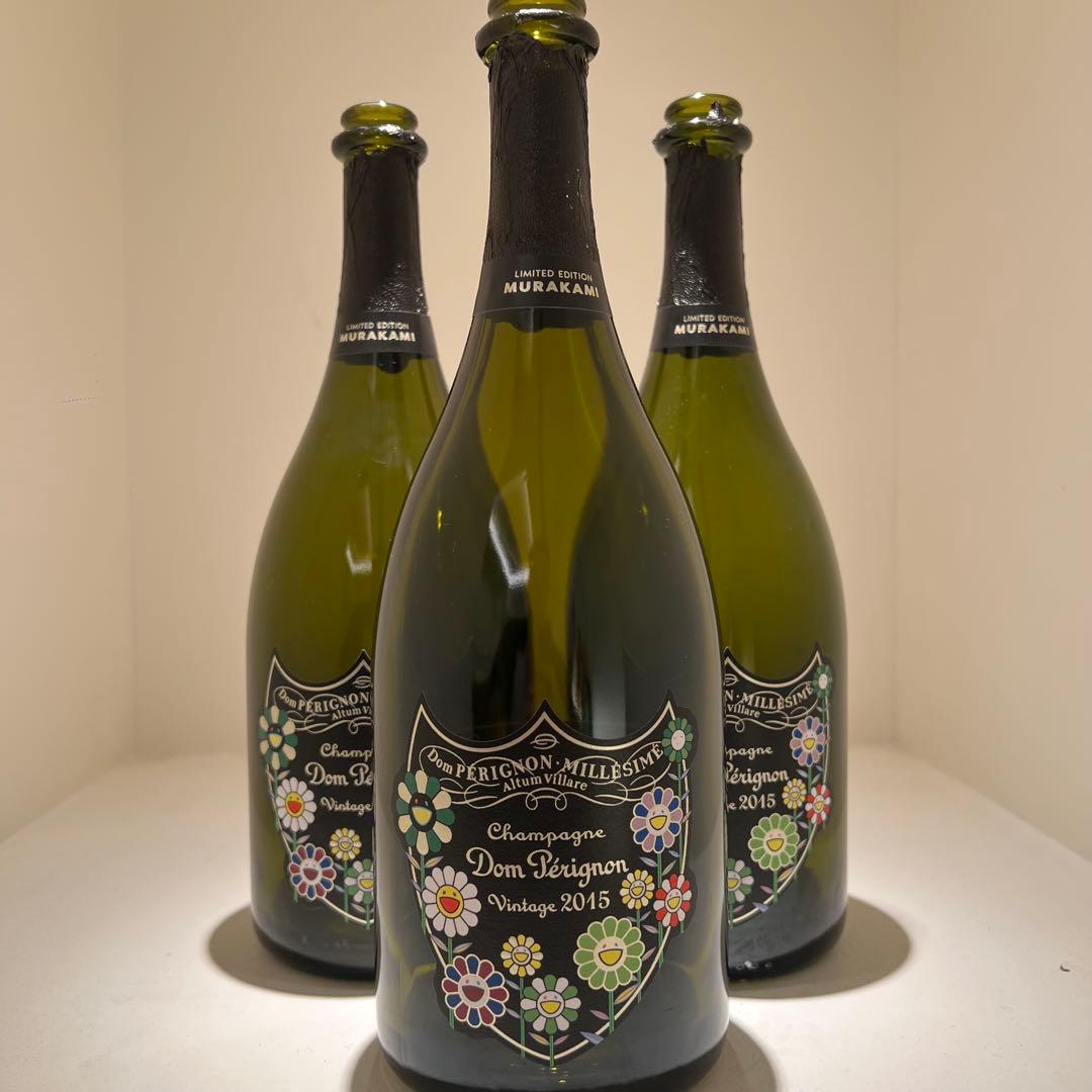 ドンペリ村上コラボ空瓶3本