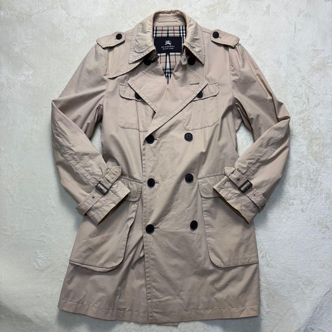【大人気】バーバリーブラックレーベル トレンチコート スプリング ノバチェック