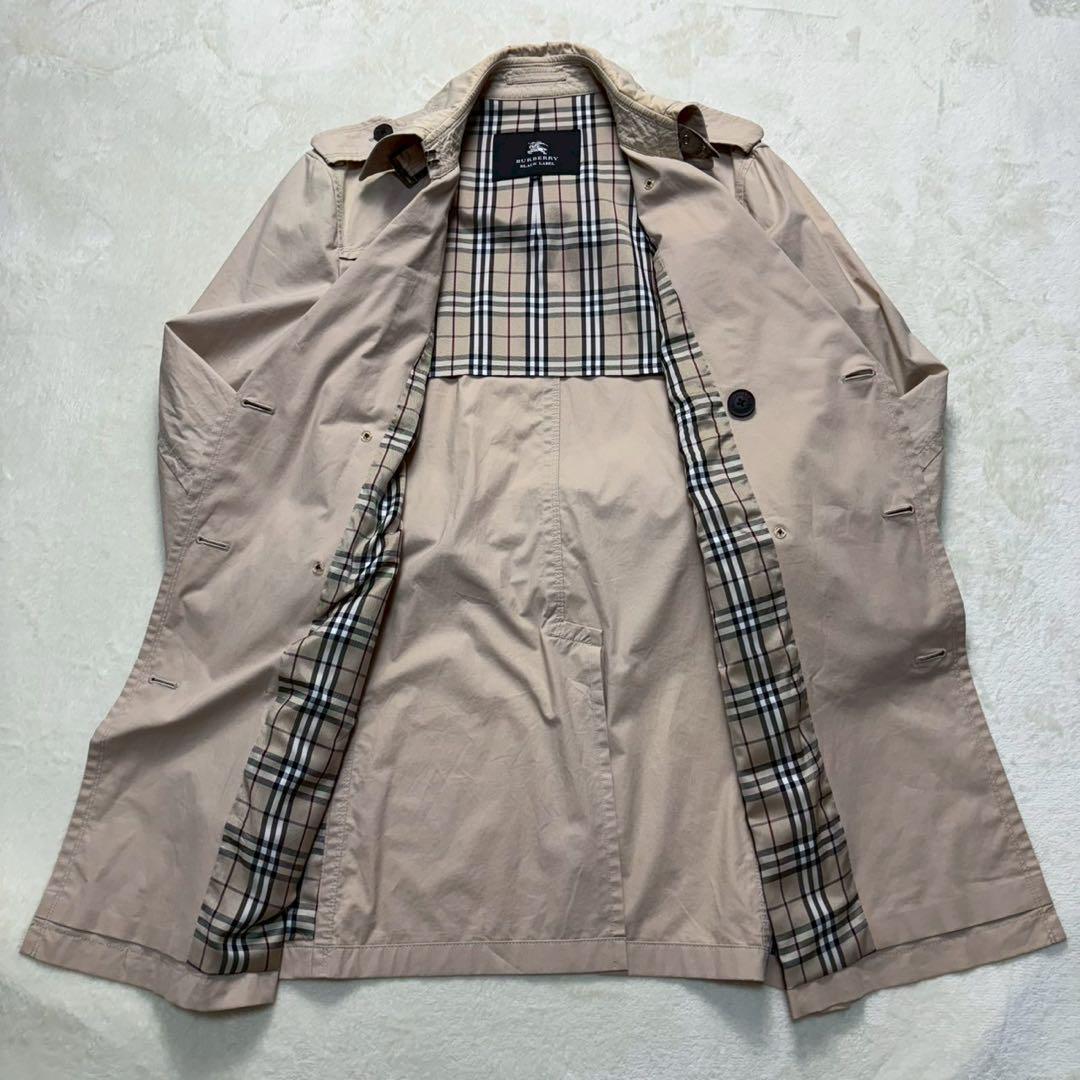 【大人気】バーバリーブラックレーベル トレンチコート スプリング ノバチェック