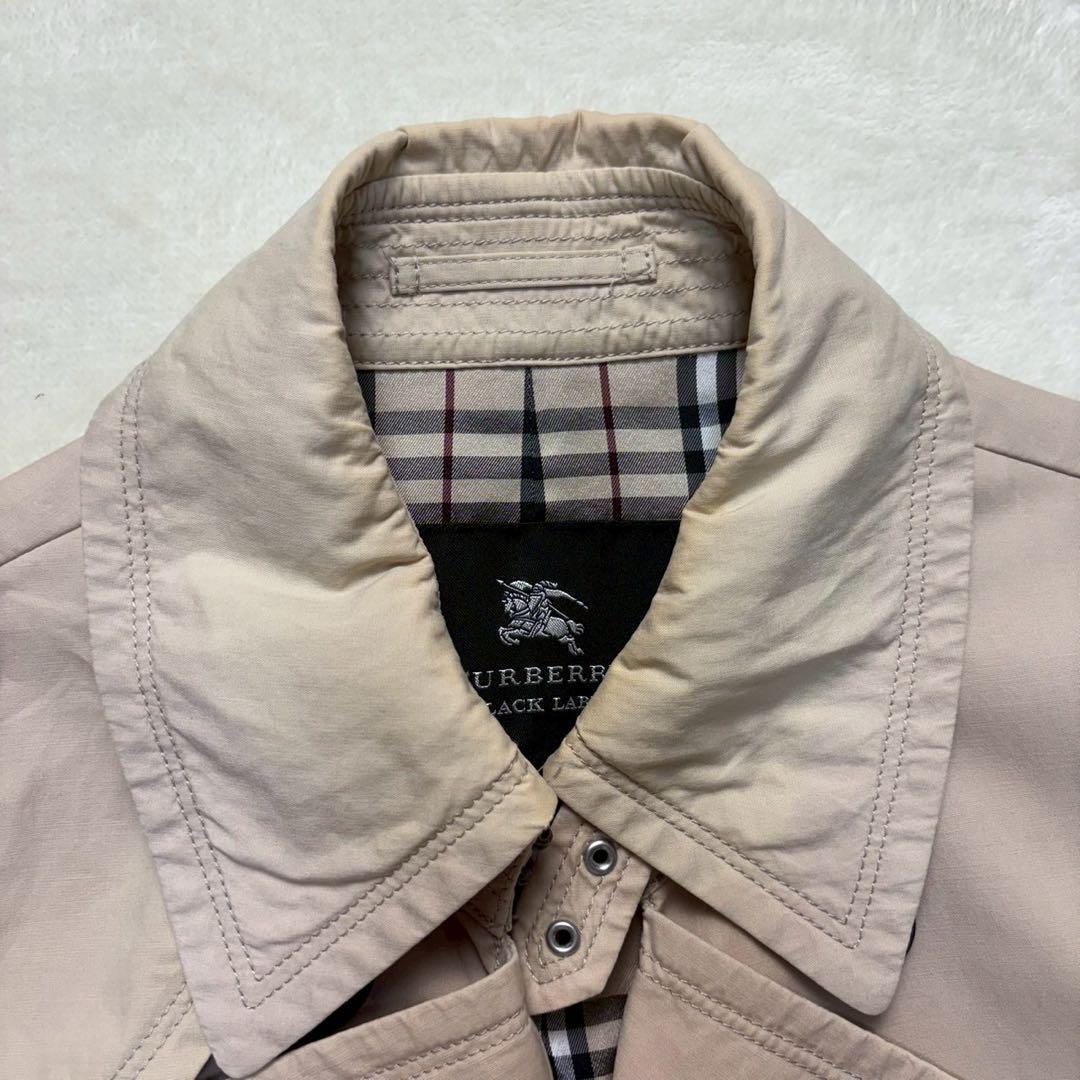 【大人気】バーバリーブラックレーベル トレンチコート スプリング ノバチェック