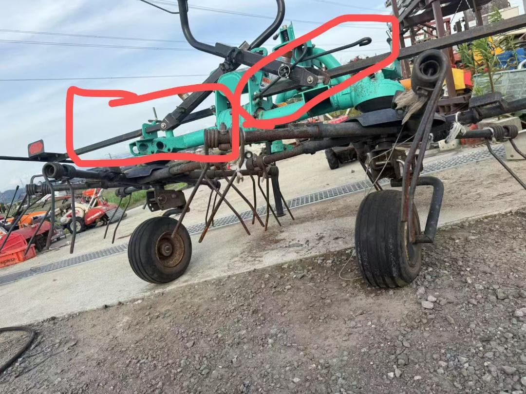 【福岡県みやま市】タカキタ ロータリーテッダ RT2610 ジョイント付 集草機