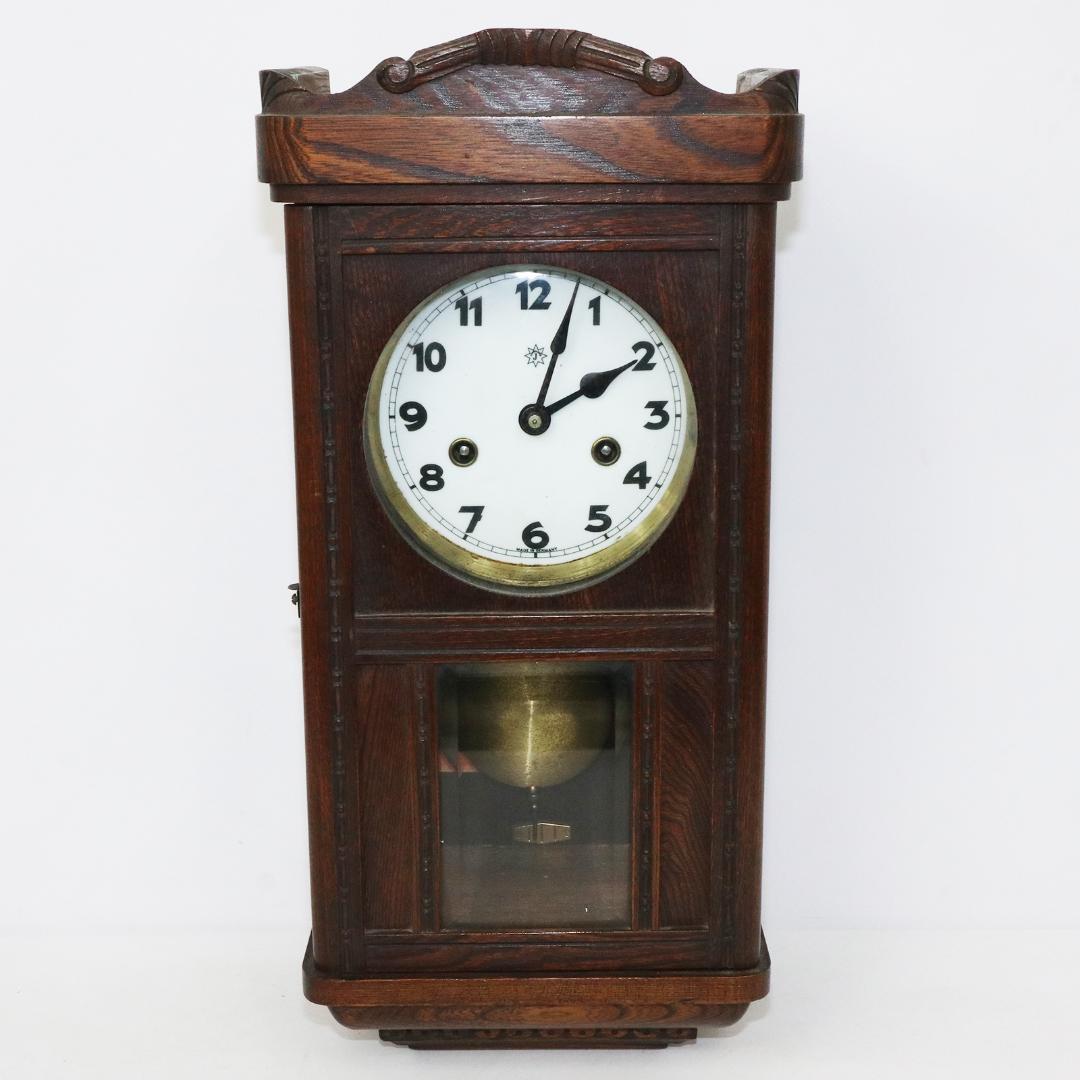 ドイツ製 JUNGHANS ユンハンス 柱時計 手巻