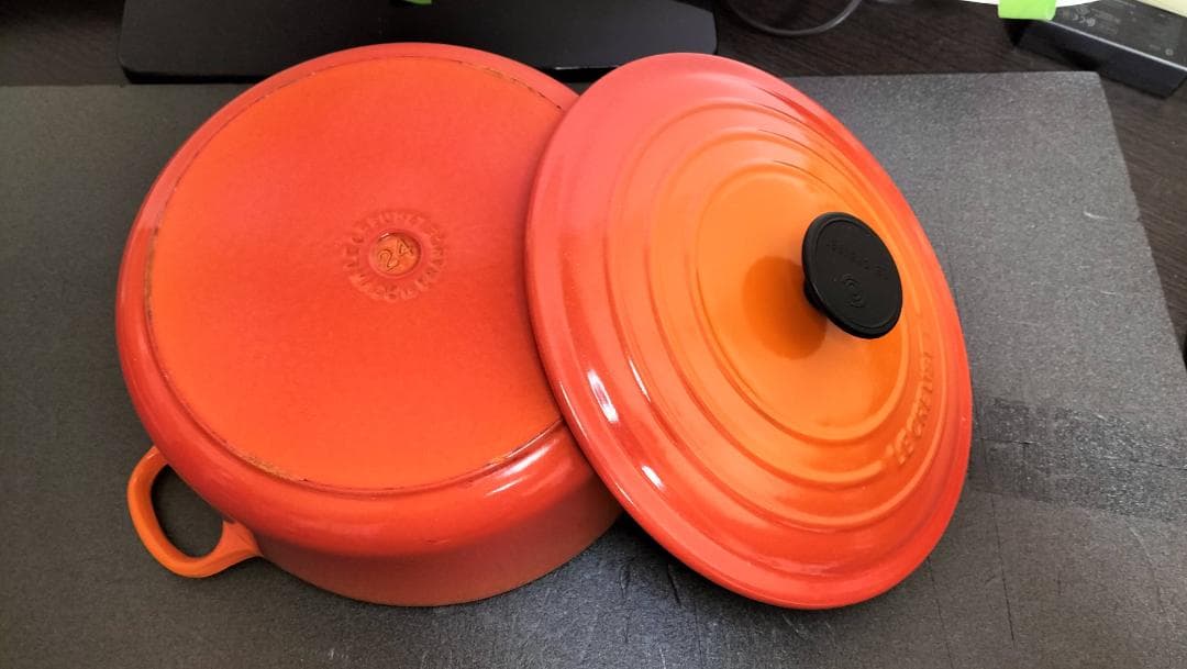 LE CREUSET ソースパン&ココット・ロンド鍋+専用バッグセット (中古)
