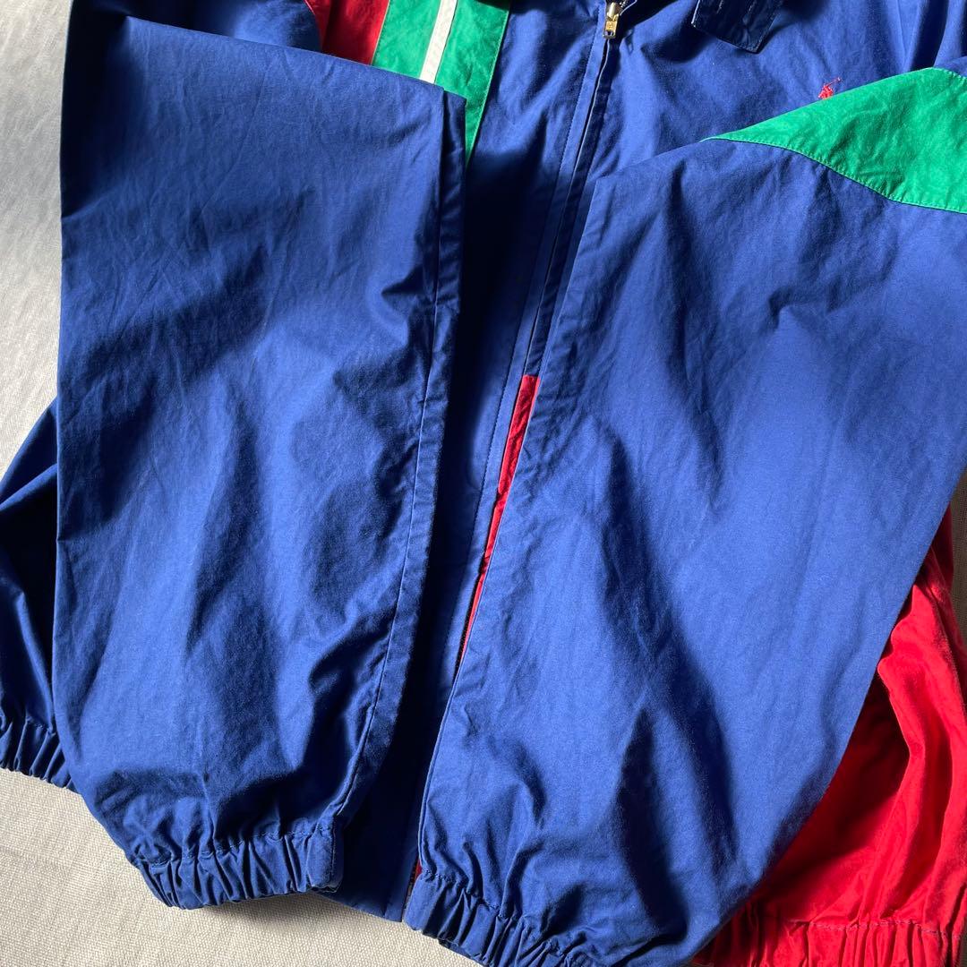 90’s RALPH LAUREN 希少 カラーブロック スウィングトップ M